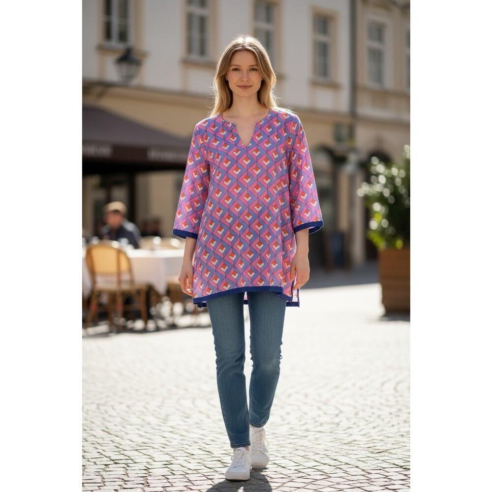 Oliphant Tunic XL Pink Blue